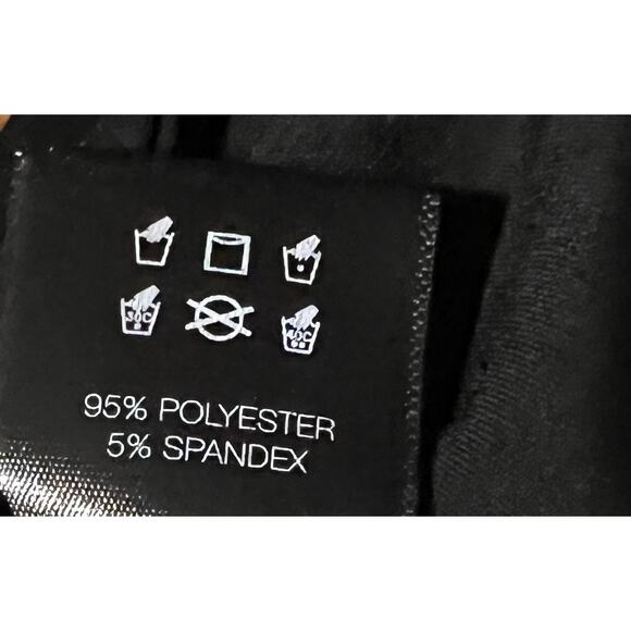 Norma Kamali Women’s Wide-Leg Elephant Dress Pants Black Pull On Stretch Knit S - Picture 13 of 13